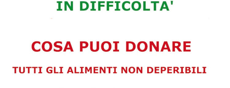 Raccolta alimentare del 9 dicembre 2023